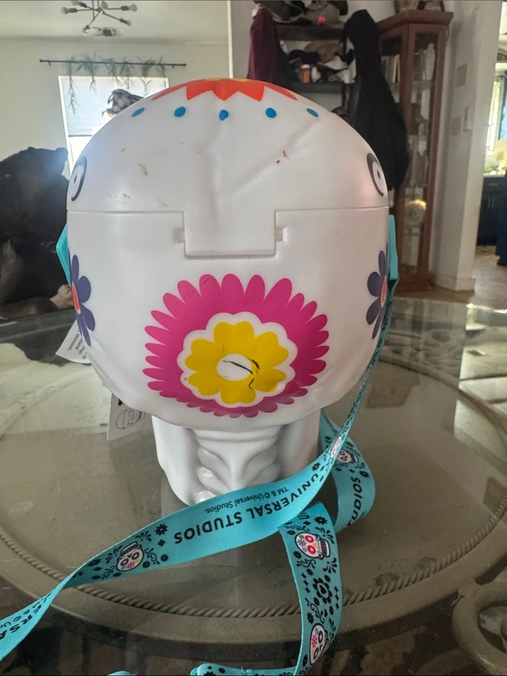 Universal Kids Sugar Skull Crossbody Bag - White with Pink & Teal